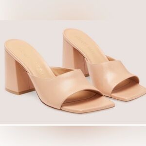 Stuart Weitzman Tia Mestizo Sandal Heels in Ginger